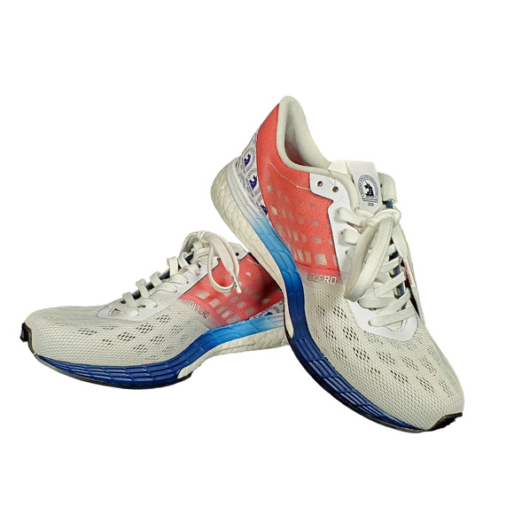 adidas Shoes - Adidas Adizero Boston 9 Boston Marathon Women's White Silver Red FY4641 Sz 5.5,6